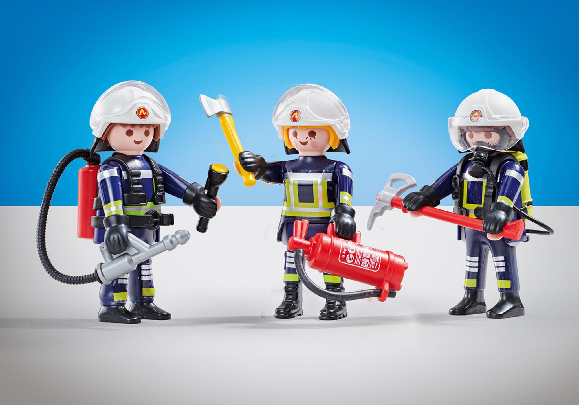 Playmobil - 5363 - Jeu De Construction - Fourgon De Pompiers